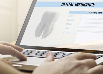 dental insurance form on a computer 