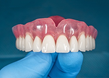 An example of dentures in Dallas