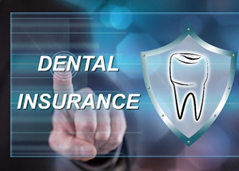 Dental insurance on touch screen