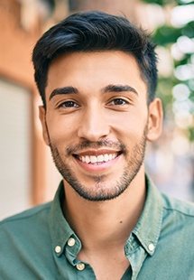 man smiling