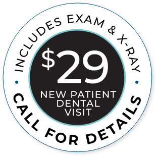 $29 New Patient Visit banner stamp