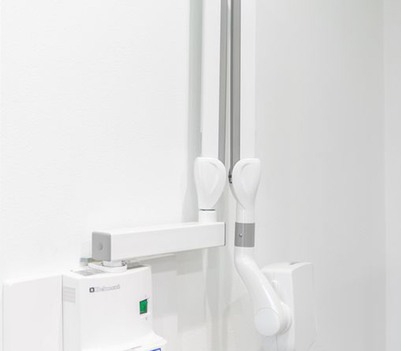 Close up of a dental scanner